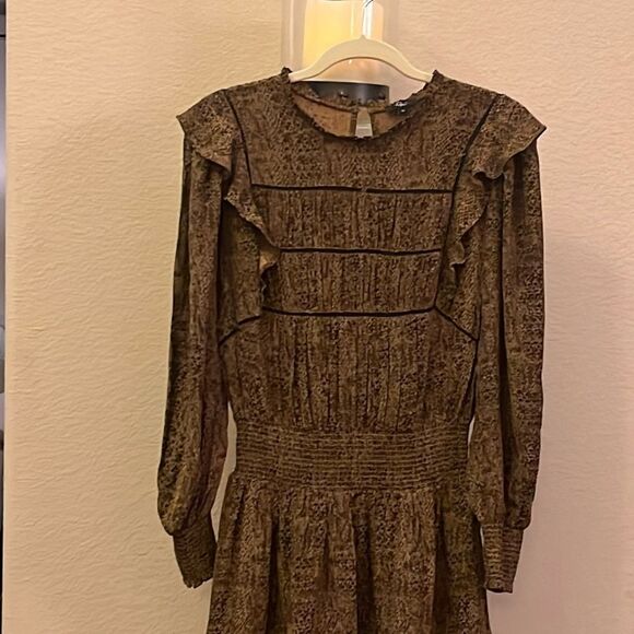 RAILS Faren SepiaPython Dress. Size M - Picture 3 of 6